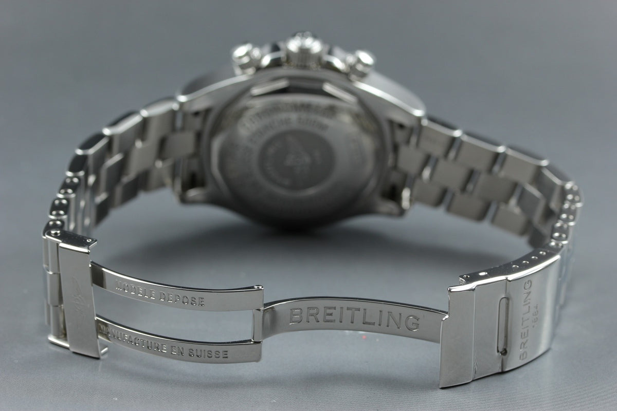 [Polished] BREITLING Superocean Chronograph A13340 Black 41mm AT Men's Watch Box