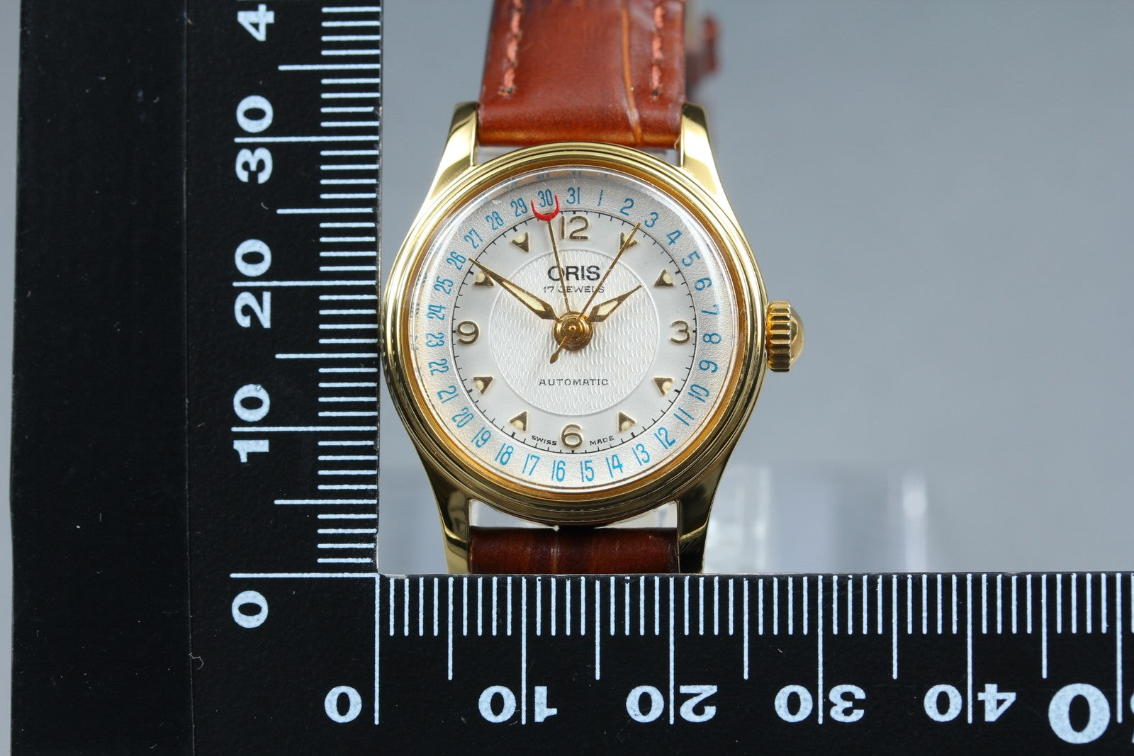 [Exc+5] ORIS Pointer Date 7405B Gold Brown 26mm Automatic Women's Watch