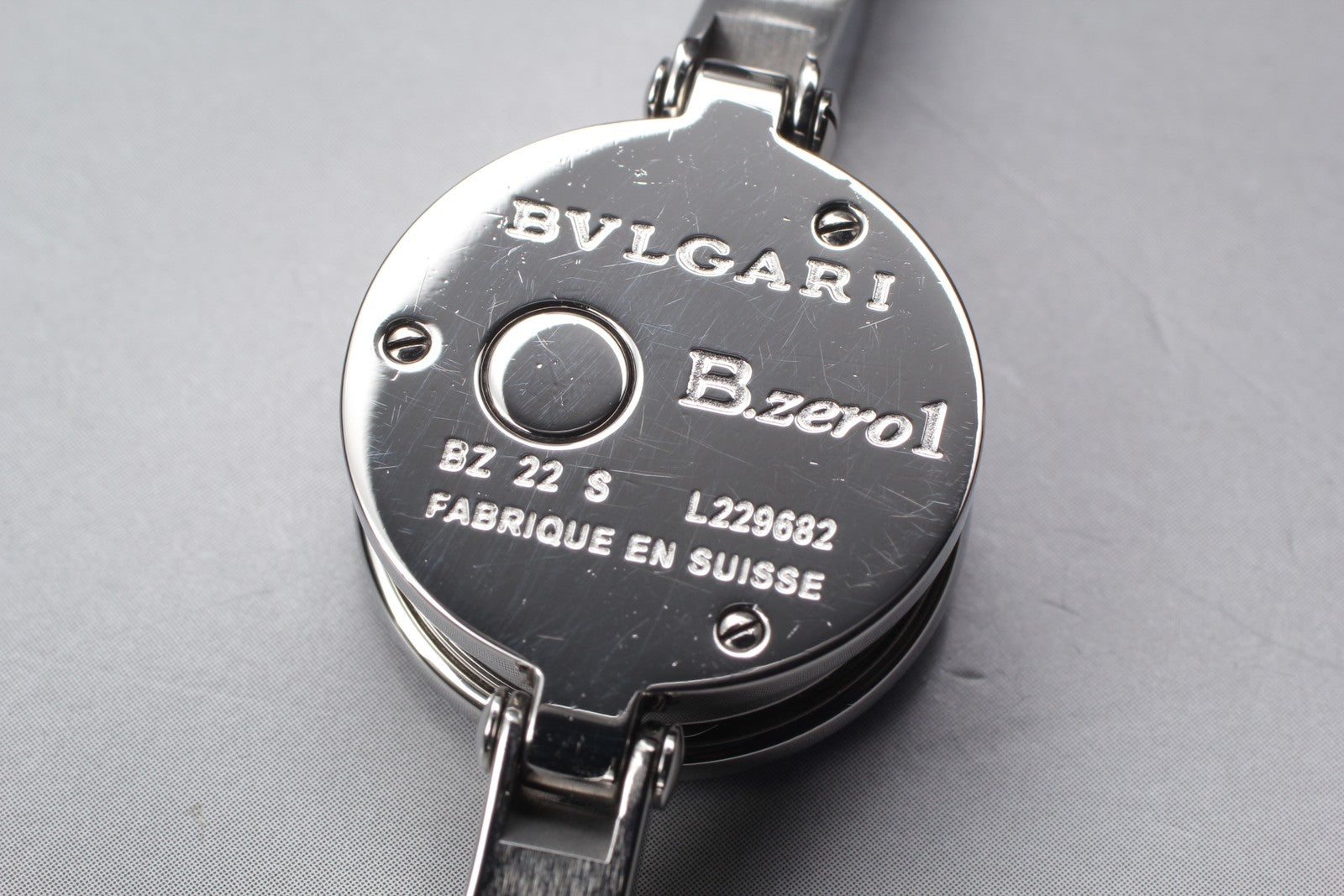 [Exc+5] BVLGARI B.zero1 BZ22S Rhodolite Garnet Blue Pink Women's Quartz Watch