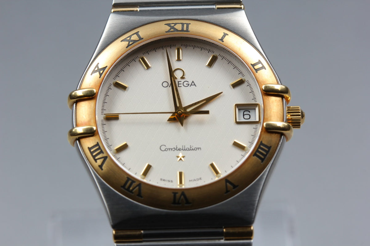 New Batt Vintage OMEGA Constellation 1312.3 Quartz Men's Watch 33mm From JAPAN