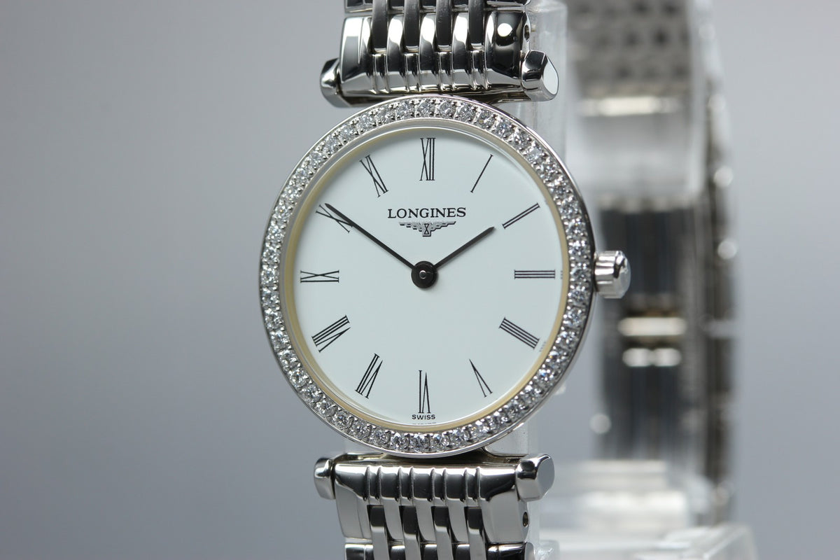 LONGINES La Grande Classique L4.241.0 Diamond Bezel Women's Quartz Watch [Box]