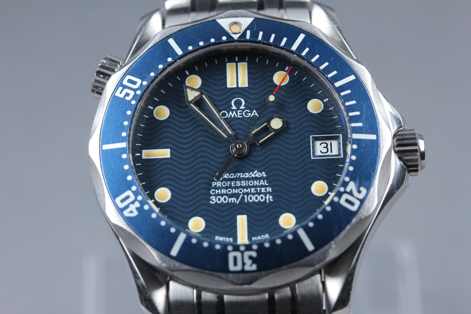 [Overhauled] OMEGA Seamaster 300M 2551.80 Cal.1109 AT Blue 36mm Unisex  Watch