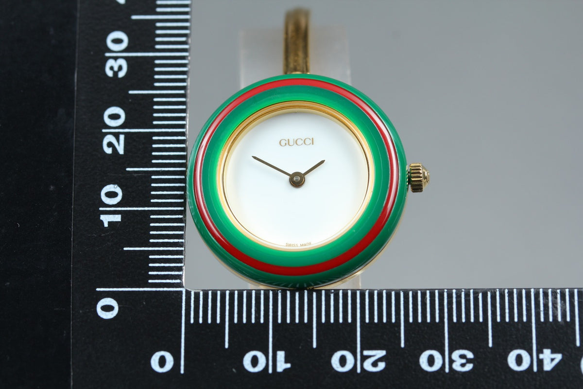[Overhauled] Gucci Change Bezel 11/12.2 12 Colors Gold Women's Quartz Watch Box