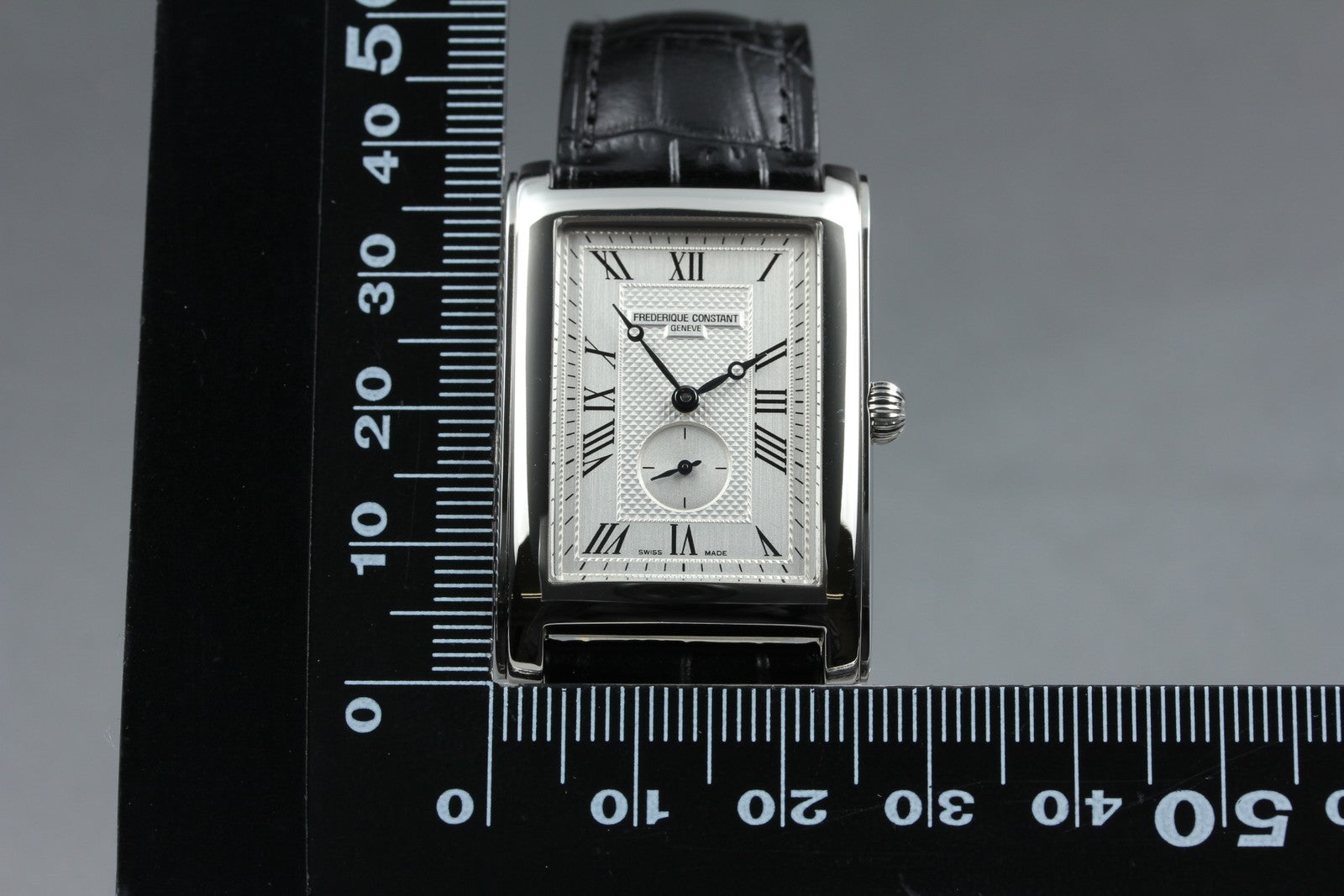 Frederique Constant FC-200/235XC25/6 26mm Silver Black Men's Quartz Watch [Box]