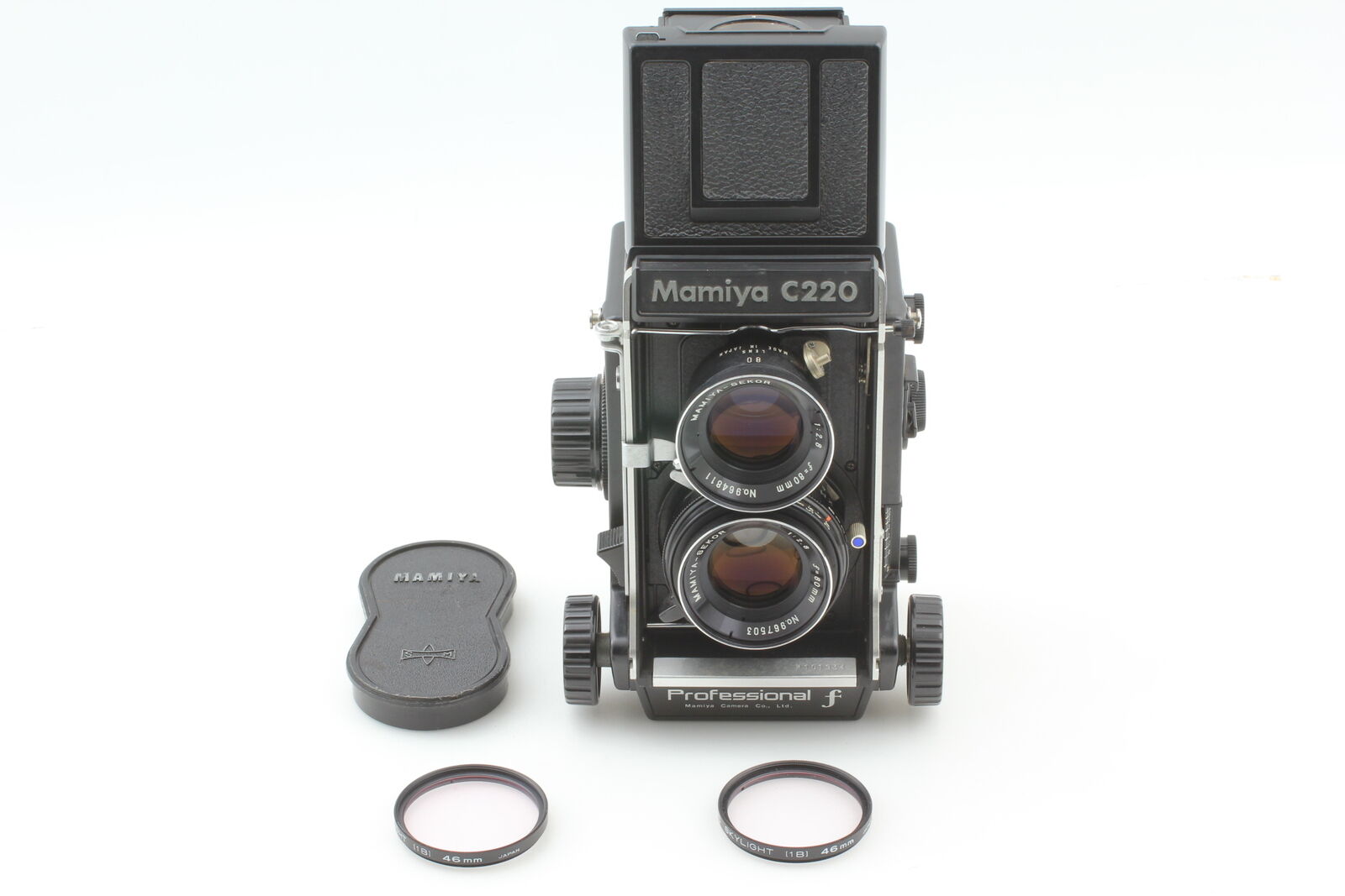 [N MINT] Mamiya C220 F Professional TLR Film Camera Sekor 80mm f2.8 Lens JAPAN