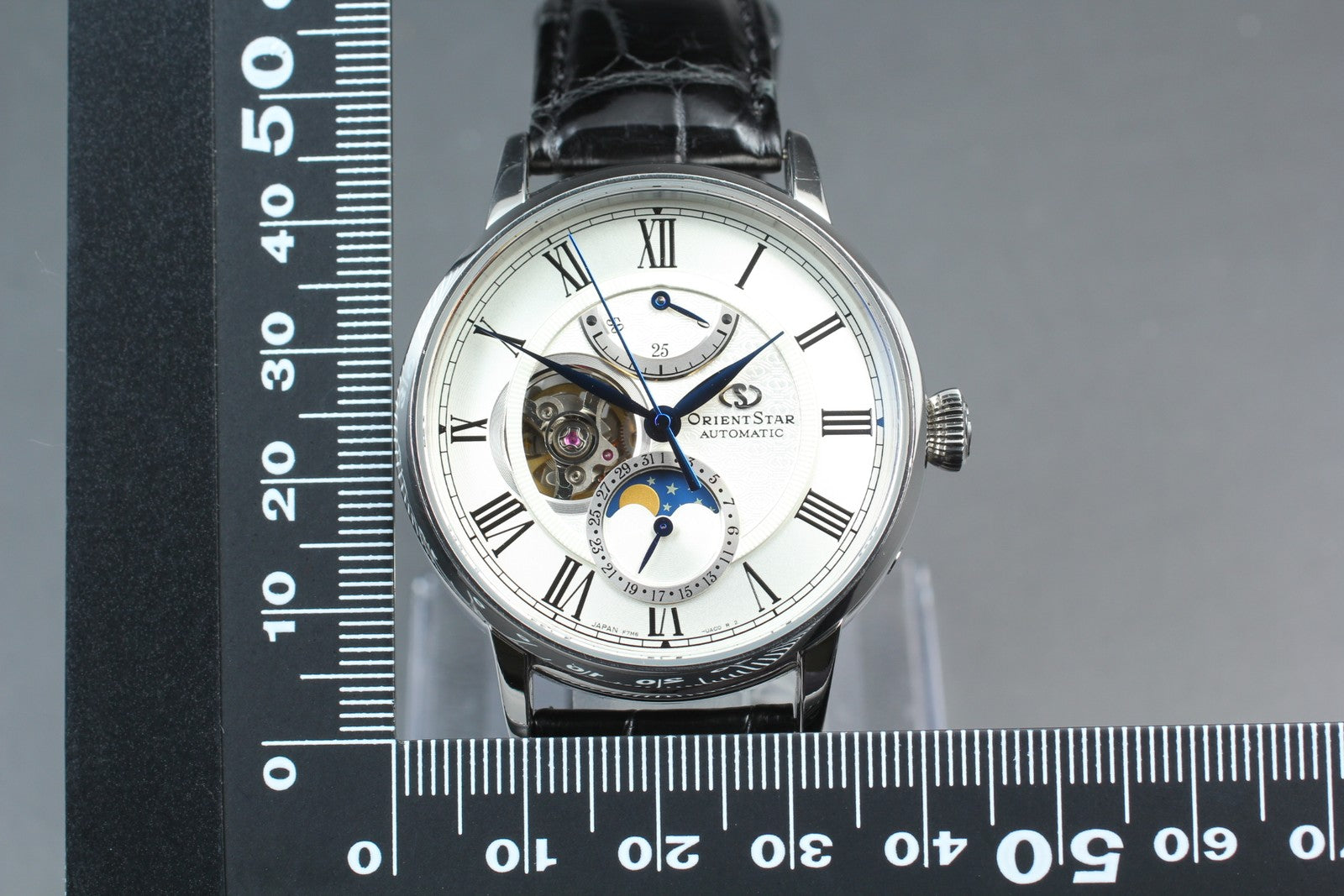 ORIENT Star Classic F7M6-UAB0 Automatic Silver Date Men's Watch 41mm N MINT*Box