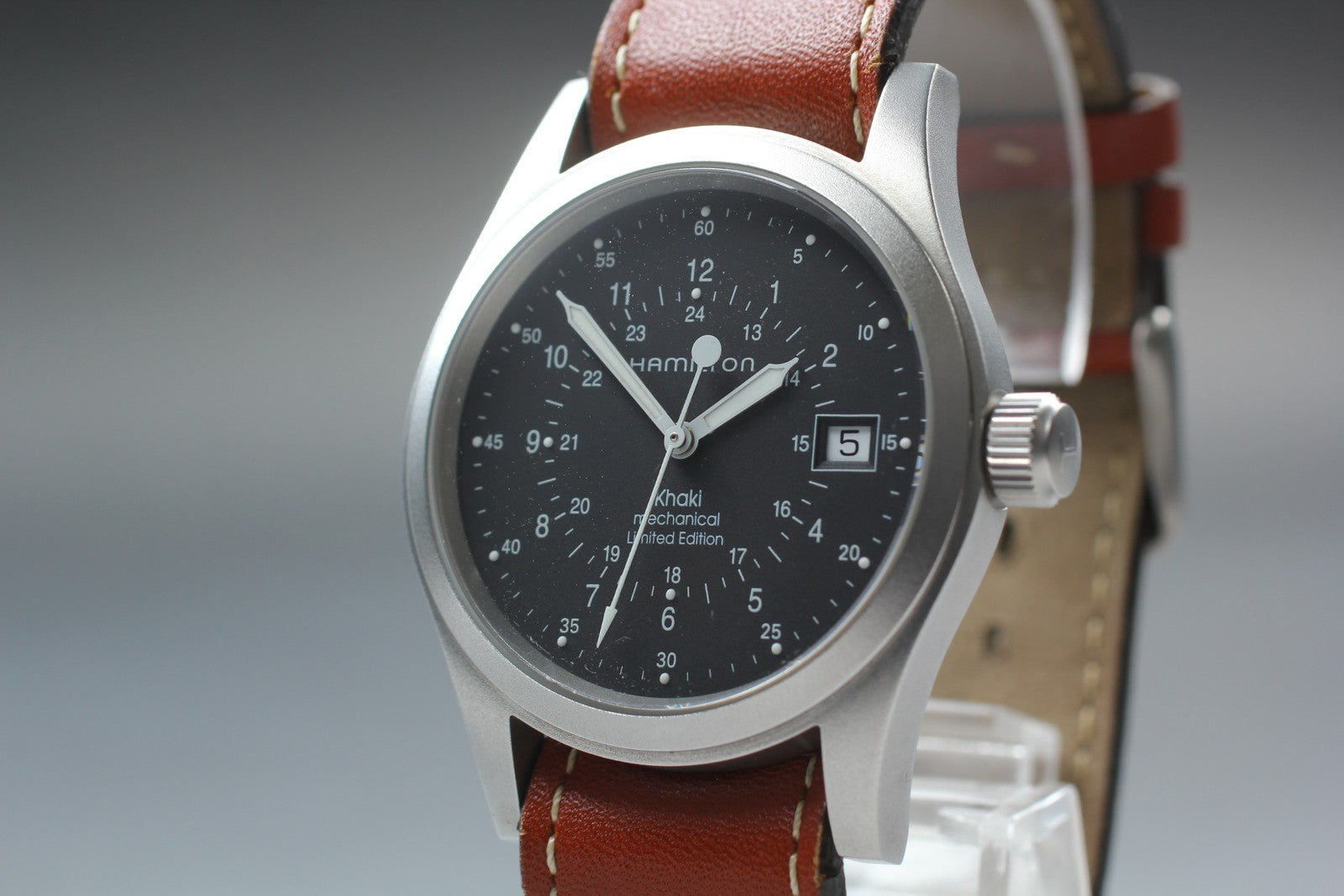 [N MINT-] Hamilton Khaki Mechanical H041221925 041220 Mens Watch Limited Edition