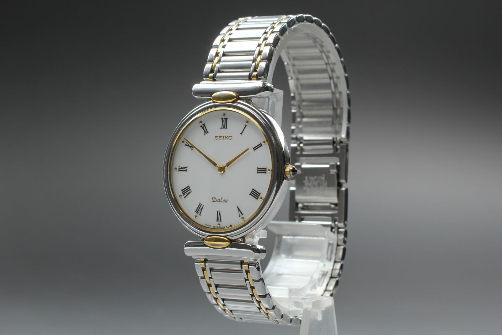 Vintage [Exc+5] Seiko Dolce 9530-6030 White Dial Quartz Men's Watch From JAPAN