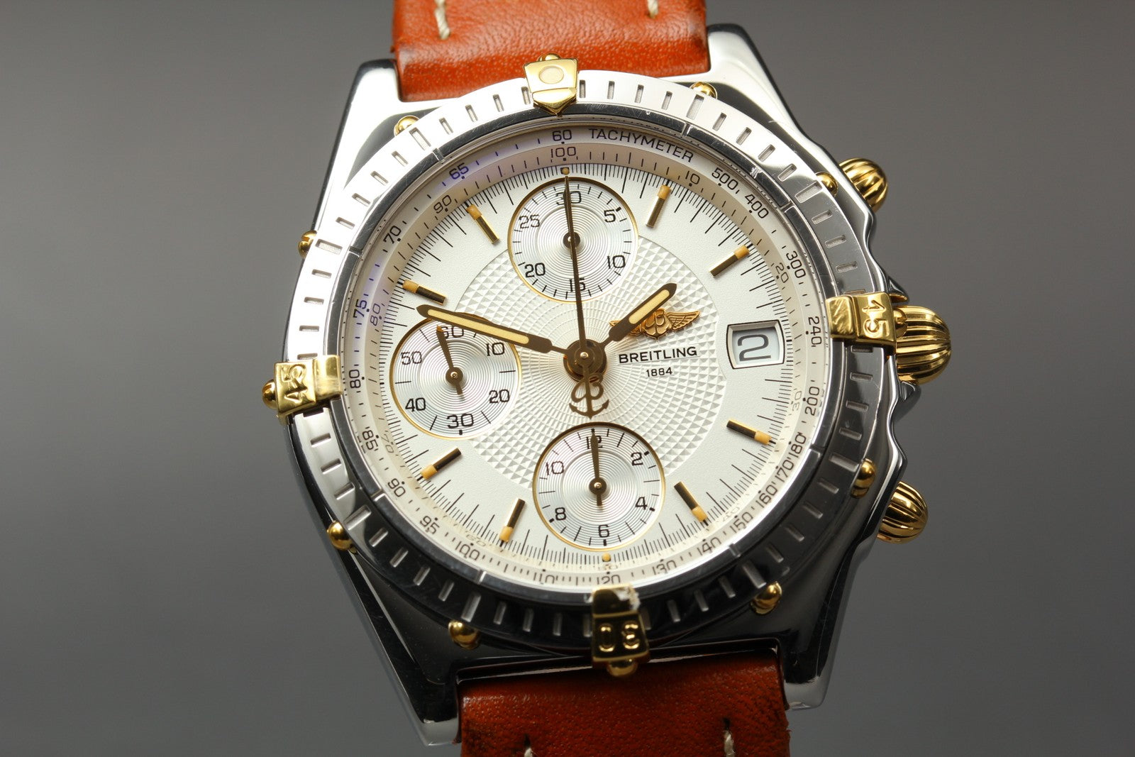 Exc+5 Box BREITLING Chronomat Bicolore B13050.1 Chronograph 39mm AT Men's Watch