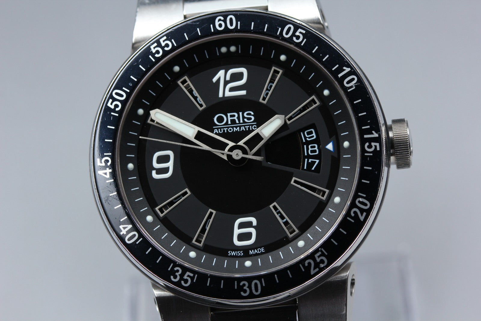 ORIS Williams F1 Team Date 7613 Automatic Black Dial Automatic Men's Watch [Box]