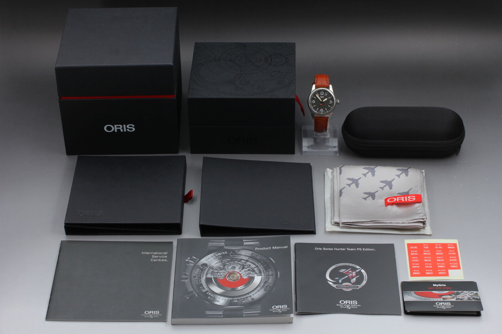 [Exc+5 w/ Box] ORIS Big Crown 7649 Automatic Gray Dial Men's Watch From JAPAN