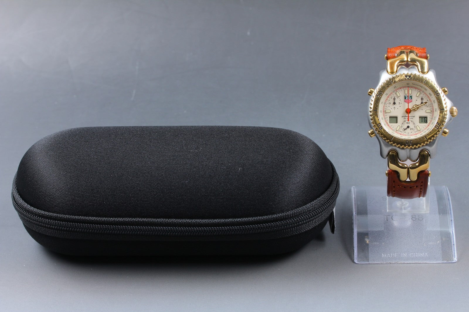 Vintage [Exc+5] TAG Heuer S/el Chronograph CG1123-0 Senna Men's Quartz Watch