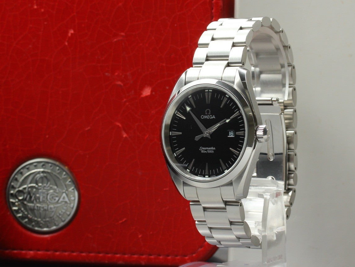 OMEGA Seamaster Aqua Terra 2517.50 Cal.1538 150M Black 38mm Qz Mens Watch [Box]