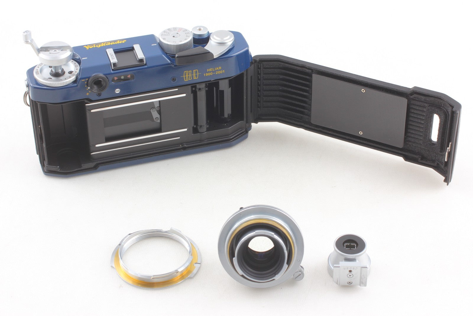 [MINT w/Finder] Voigtlander BESSA-T Helier 101th Anniversary Navy Blue JAPAN