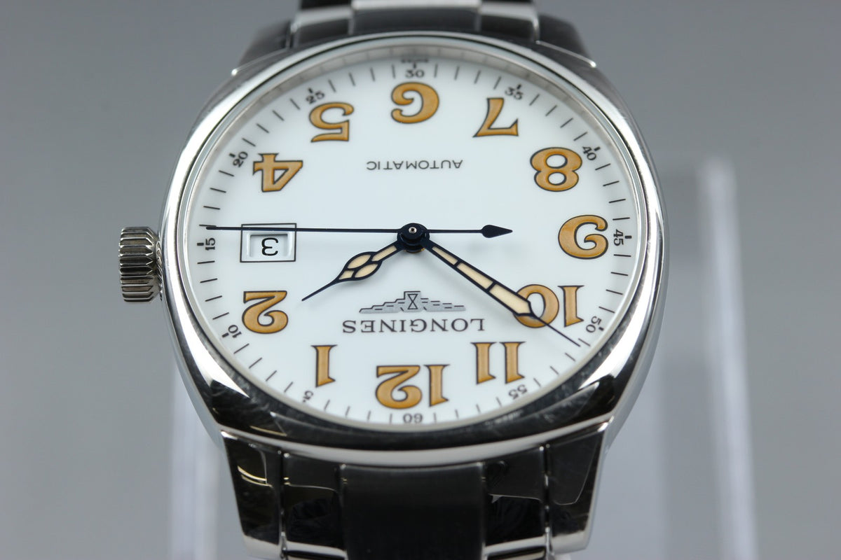 LONGINES Spirit L2.699.4 White Dial Automatic Date 36mm Men's Watch