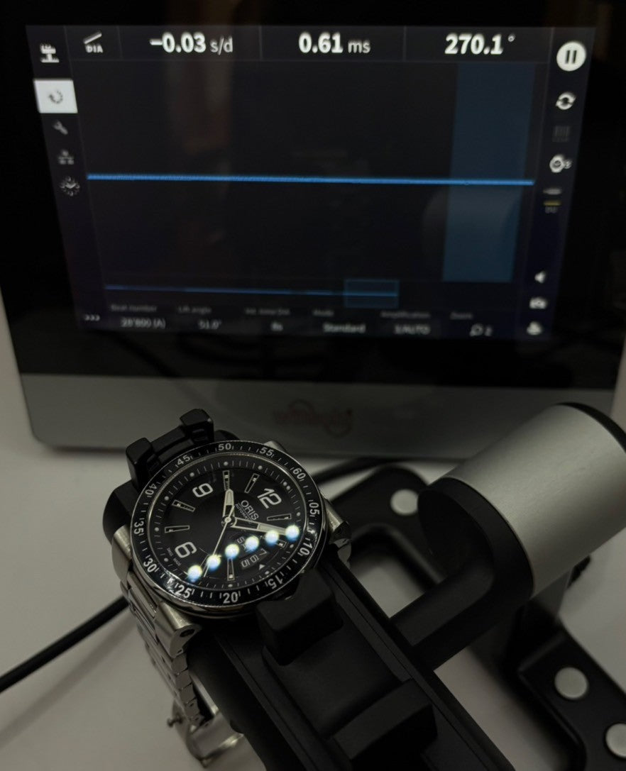 ORIS Williams F1 Team Date 7613 Automatic Black Dial Automatic Men's Watch [Box]