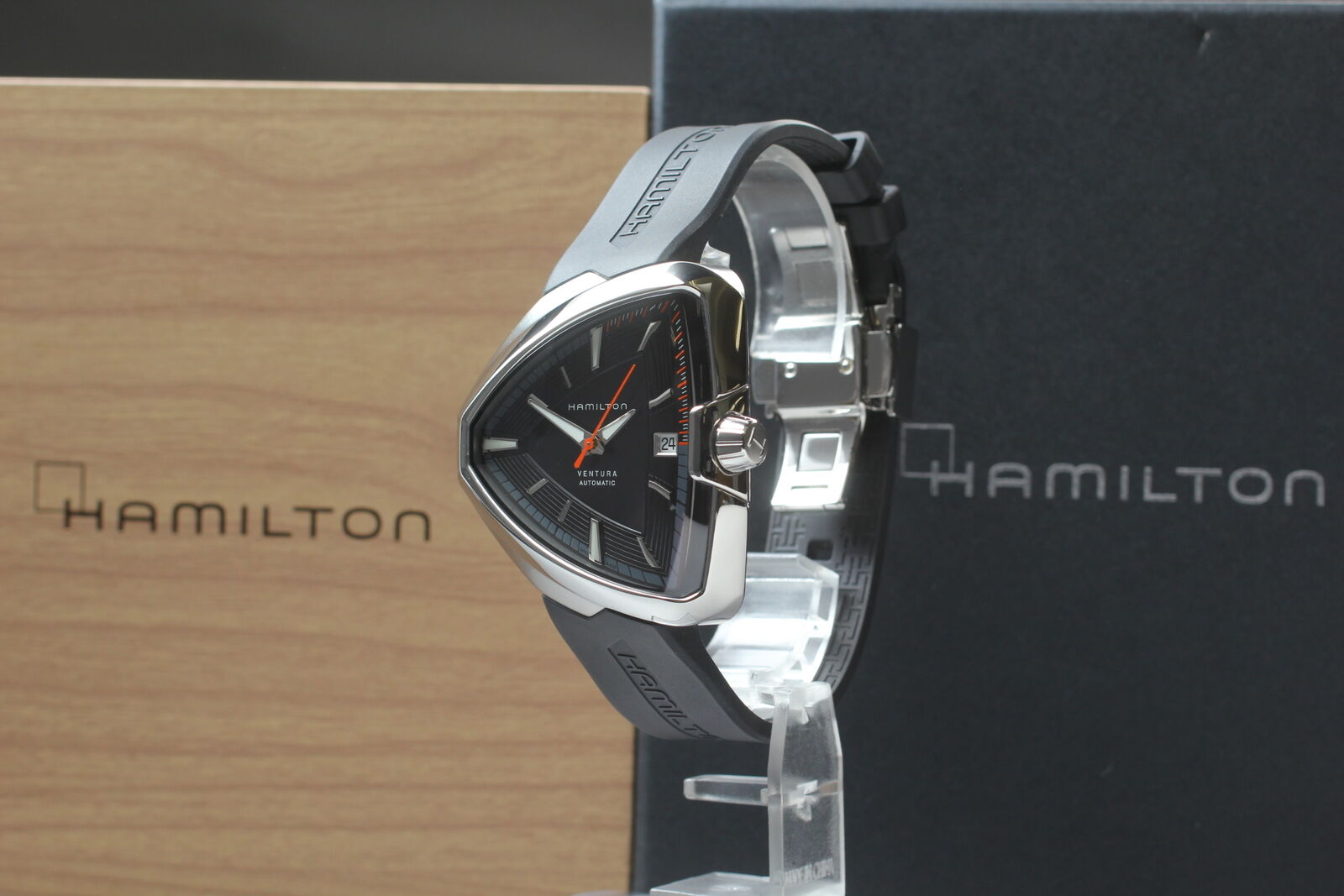[Near MINT Box] HAMILTON Ventura H245550 H24555331 Automatic Men's Watch JAPAN