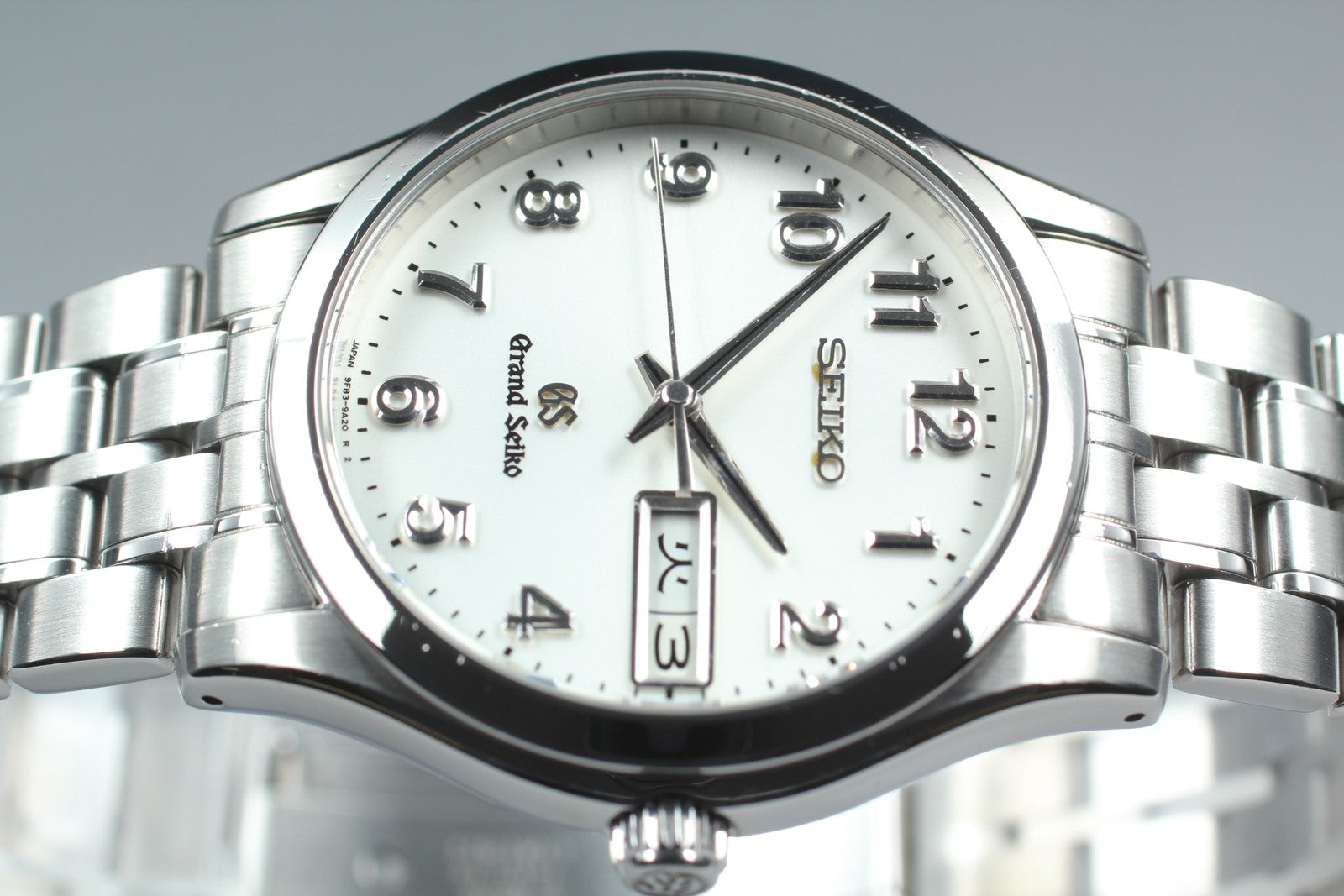 New Batt[Exc+5]Box SEIKO Grand Seiko 9F83-9A30 SBGT007 Quartz Men’s Watch JAPAN
