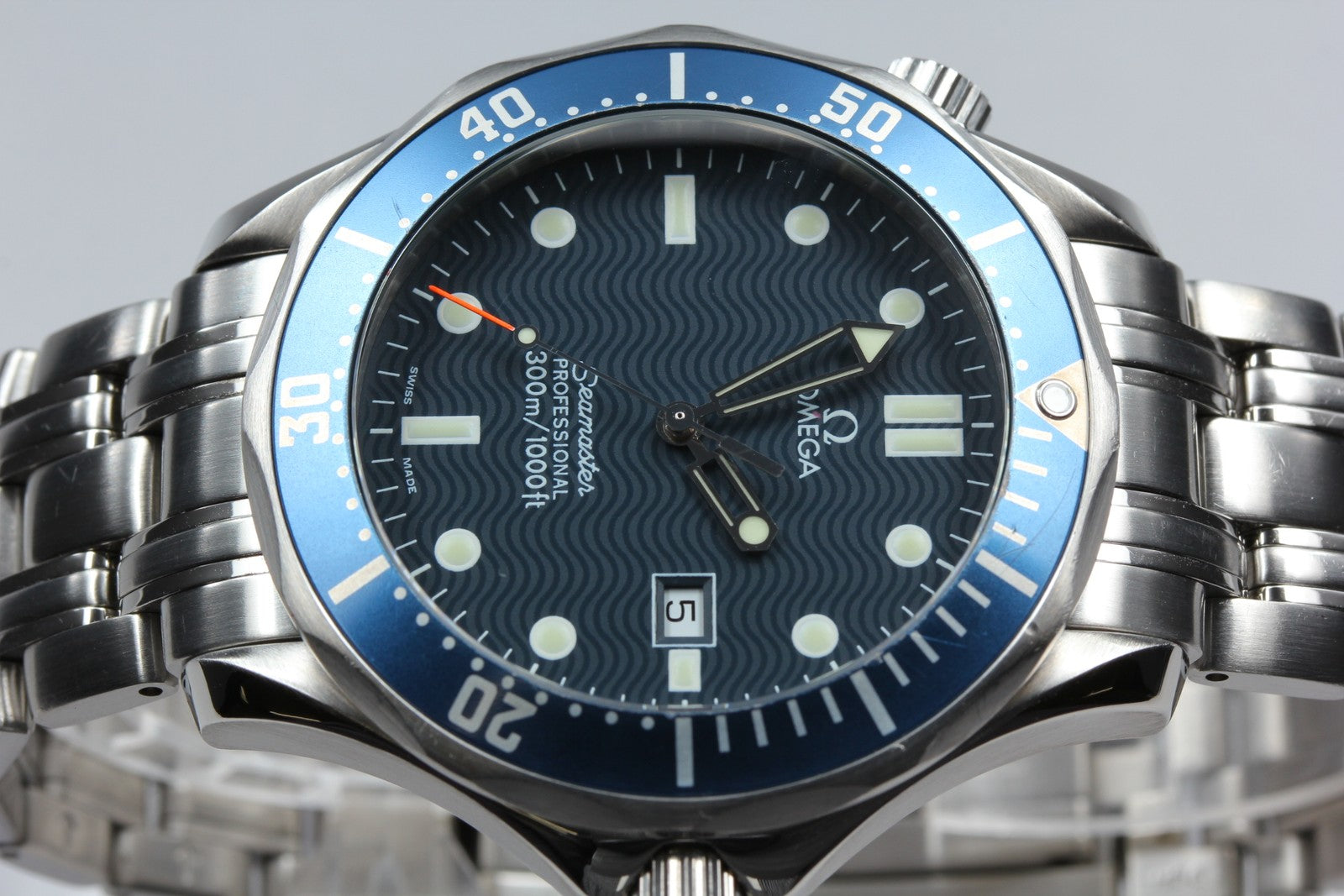 OMEGA Seamaster 300M 2541.80 Cal.1538 196.1523 Blue 41mm Qz Men's Watch [Box]