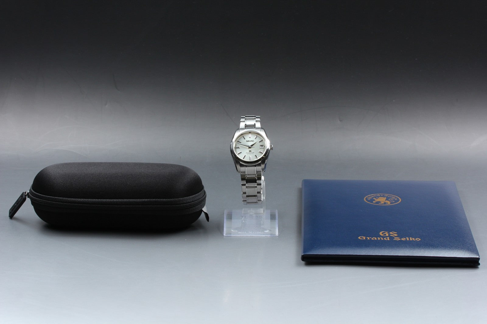 SEIKO Grand Seiko SBGR001 9S55-0010 Silver Automatic Date Men's Watch 36mm JAPAN
