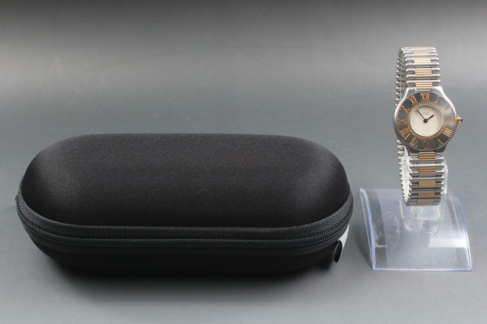 Vintage [Exc+5] Cartier Must de Cartier 21 30mm Unisex Quartz Watch From JAPAN