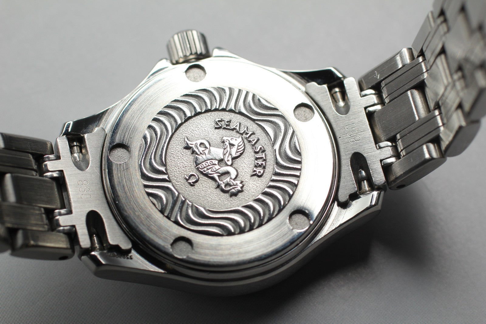 New Batt[Exc+5]Box OMEGA Seamaster 120m Cal.1424 2581.31 Ladies Watch 27mm JAPAN