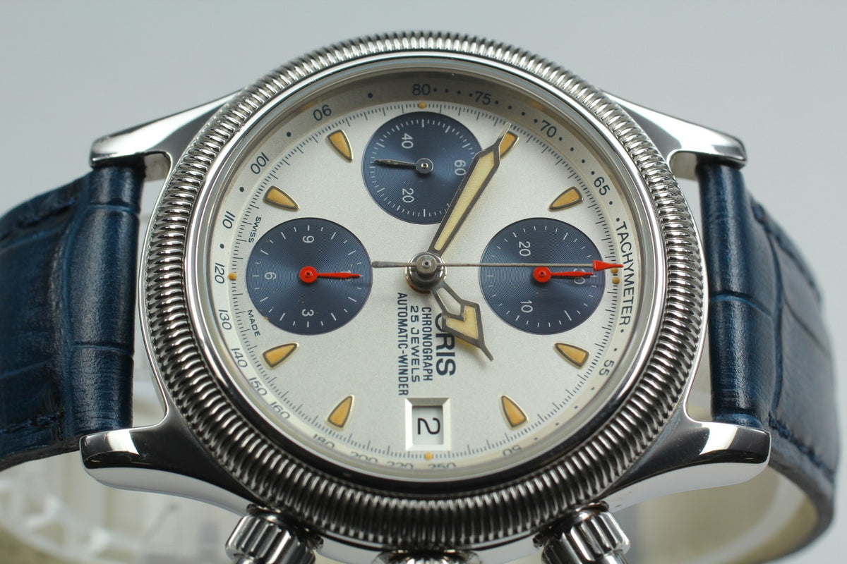 Rare Vintage ORIS Big Crown 7480 Chronograph Automatic Men's Watch 39mm JAPAN