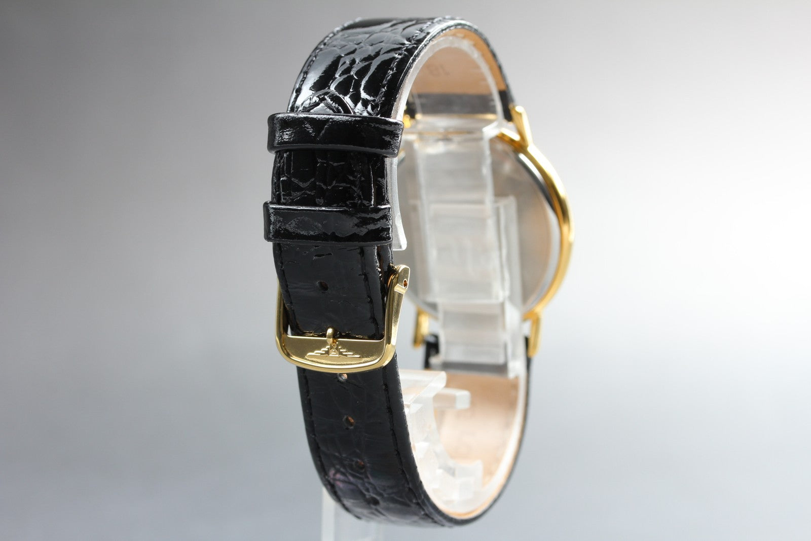 [Near MINT-] LONGINES Grand Classic L4.720.2 Gold Black 32mm Quartz Men's Watch