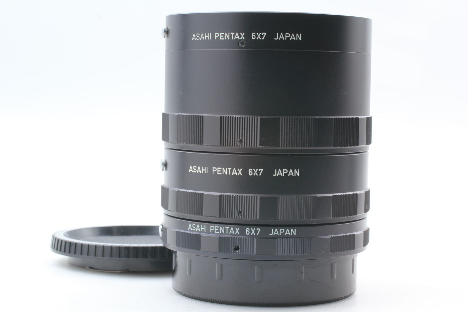 [Exc+5 W/CAP] Asahi Pentax 6x7 Auto Extension Tube Ring 1 2 3 From JAPAN