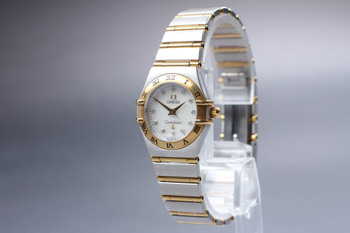 [Exc+5] OMEGA Constellation Cal.1456 12P Diamond 22mm Quartz Women's Watch