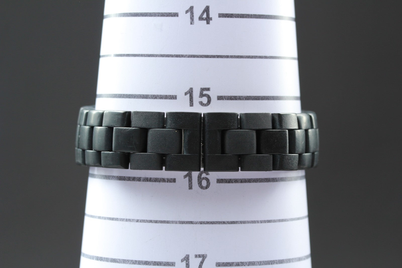Overhauled Exc+5 Box CHANEL J12 H0681 Black Ceramic Rubber 33mm Qz Women’s Watch