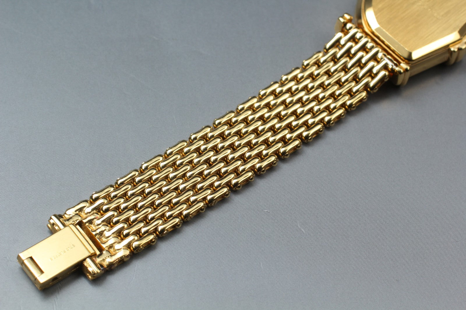 Vintage Jean d'eve Sectora Gold 25mm White Dial Women's Quartz Watch JAPAN