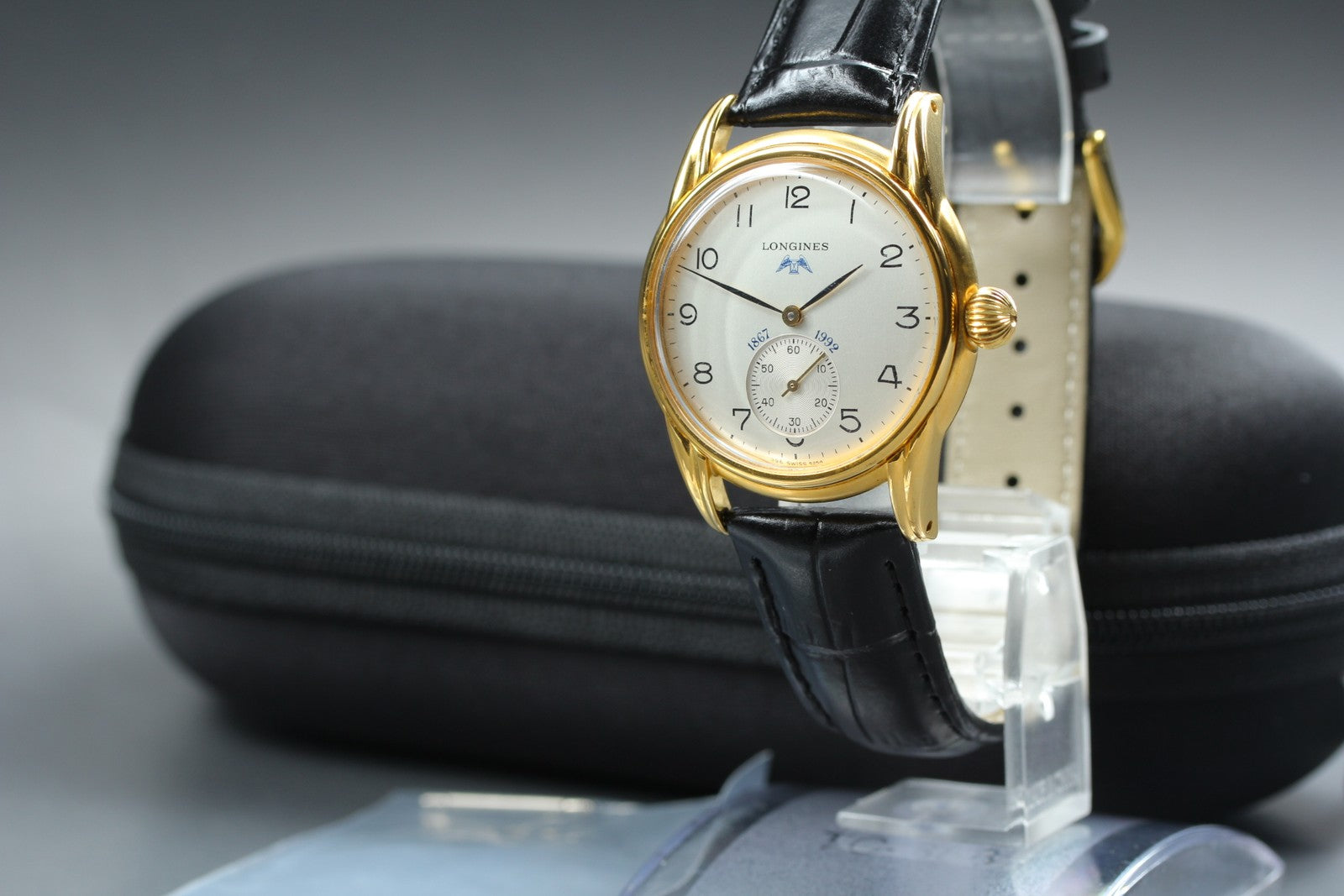 Vintage LONGINES Longines 125th Anniversary 5254 Manual Men's Watch 33mm JAPAN