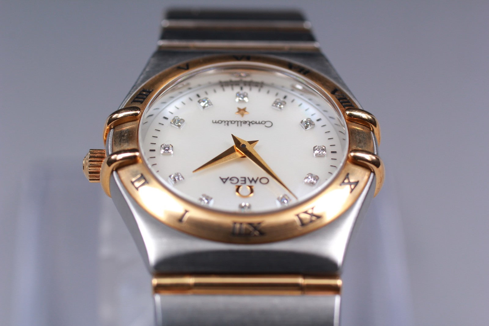 [Exc+5 Box] OMEGA Constellation 1272.75 Cal.1456 Diamond Shell Qz Women's Watch