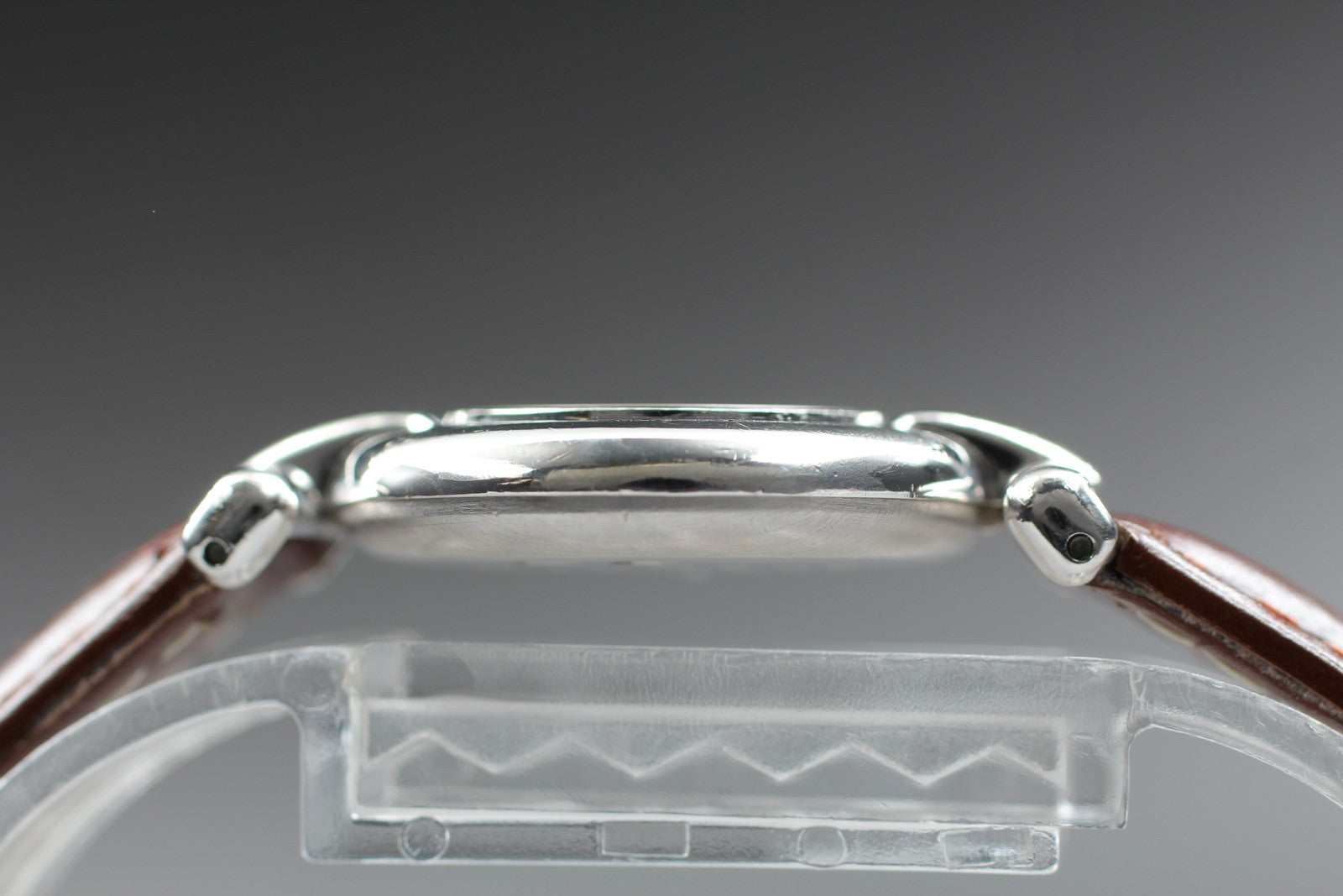 Vintage [Exc+4] Cartier Must Colisee Vermeil 690002 Silver Women's Quartz Watch