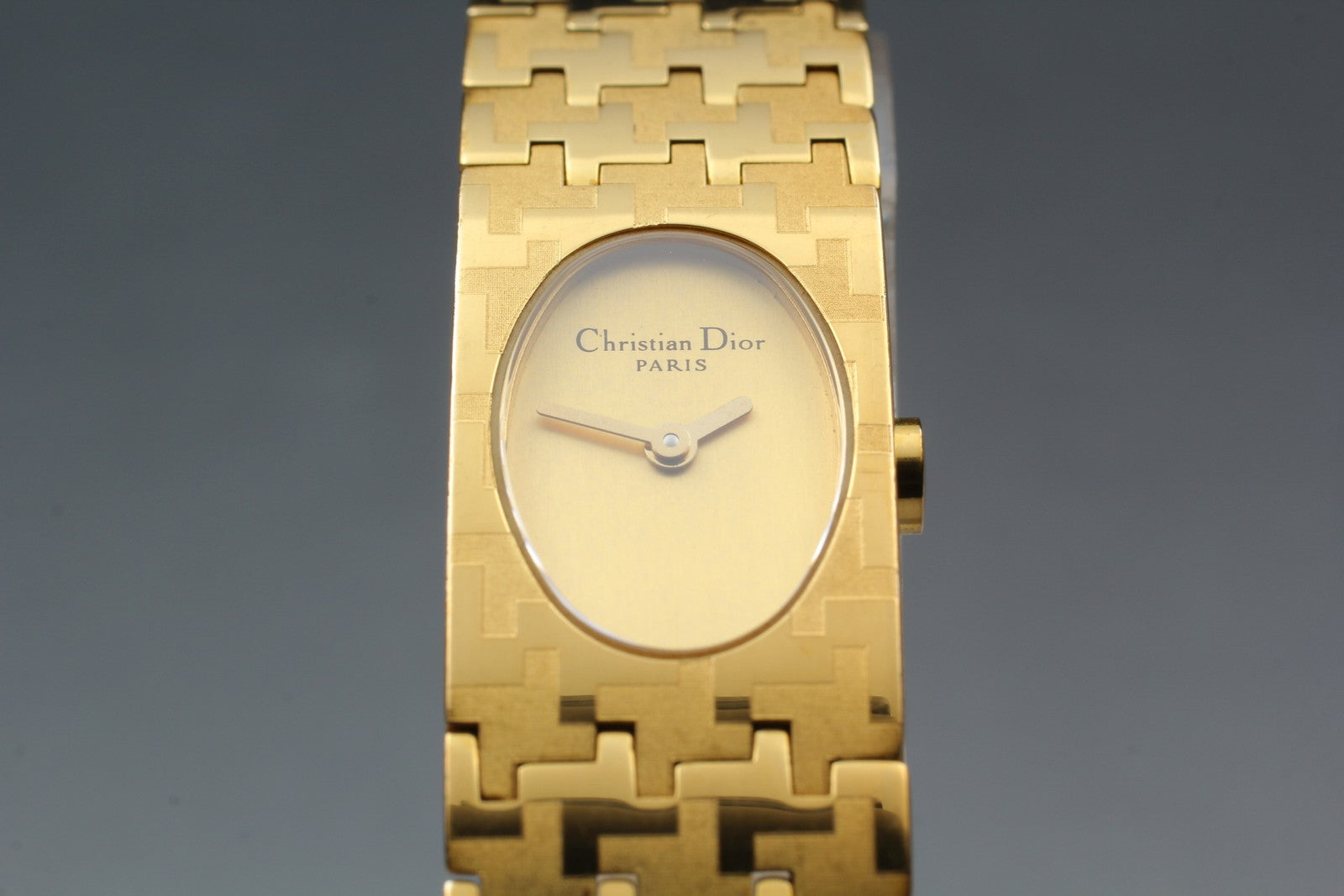 [Exc+5] Christian Dior D70-150 Gold Dial 15mm Women's Quartz Watch JAPAN