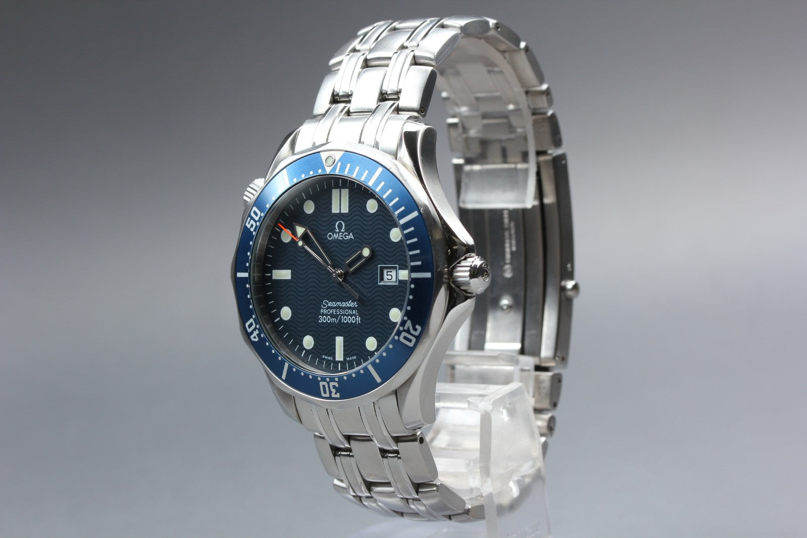 OMEGA Seamaster 300M 2541.80 Cal.1538 196.1523 Blue 41mm Qz Men's Watch [Box]