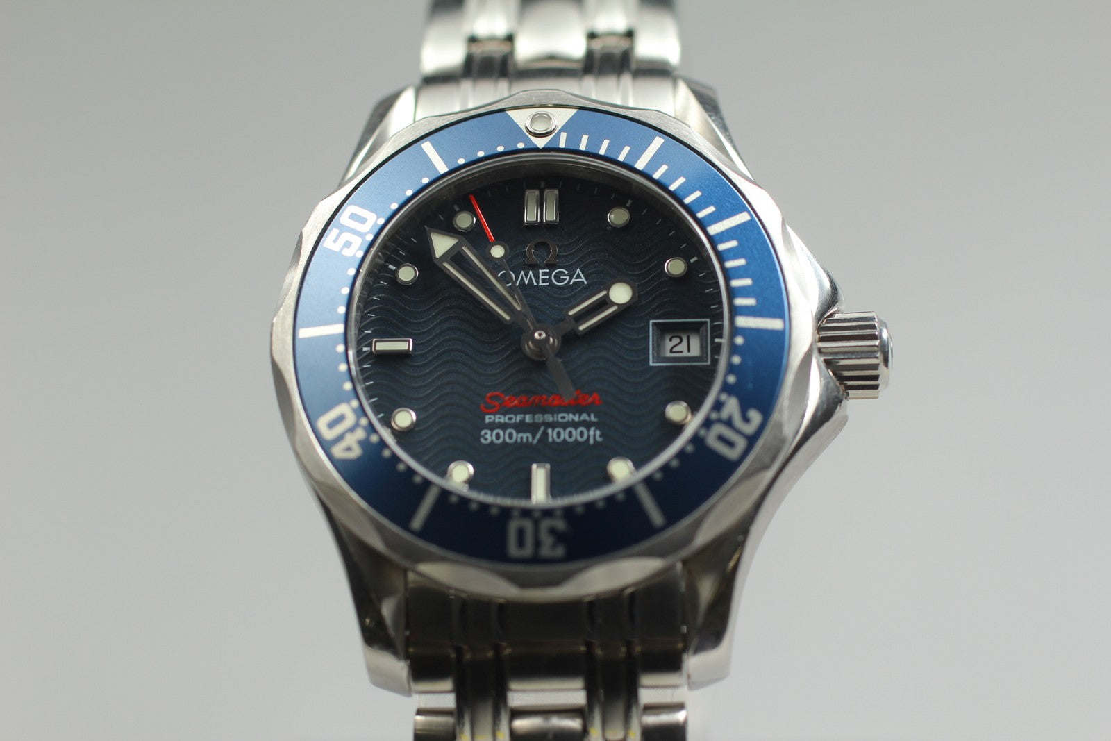 New Batt[N MINT]Box OMEGA Seamaster Professional 2224.8 Cal.1424 Ladies Quartz