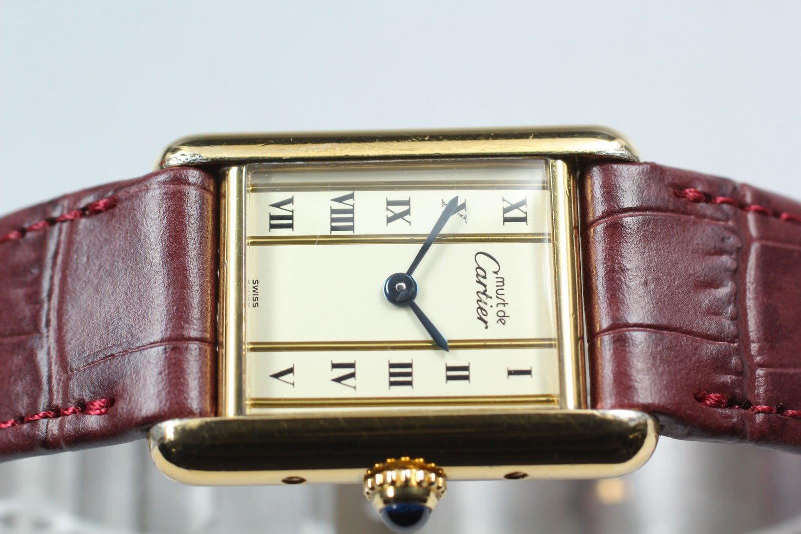 Vintage Cartier Must de Cartier Tank 5057001 SM 20mm Women's Quartz Watch