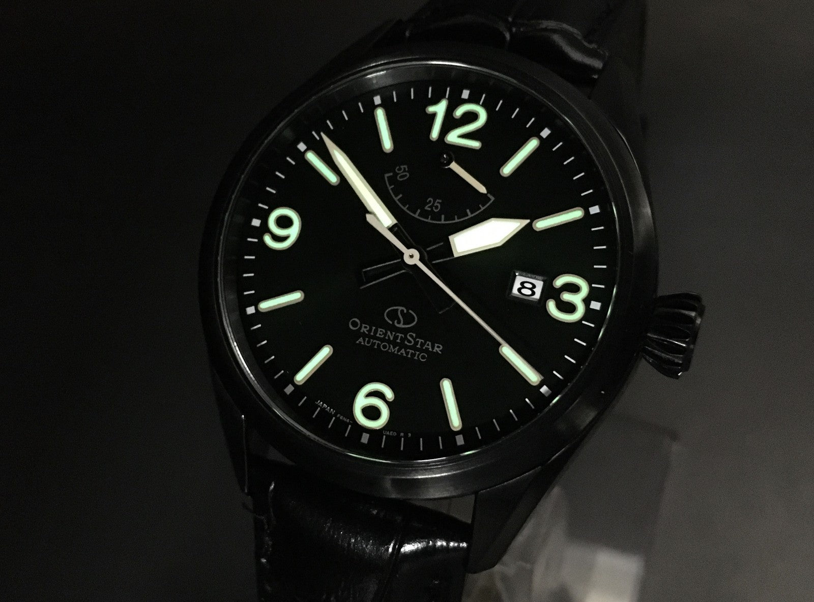 ORIENT STAR F6N4-UAH0 Green Dial Date Automatic Men's Watch 41mm N MINT*Box