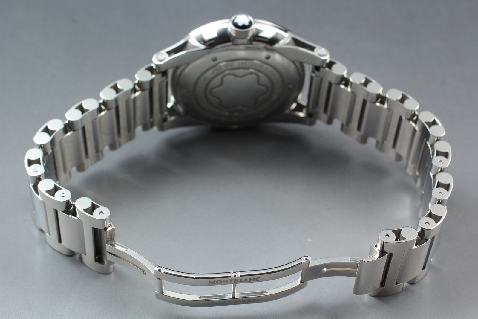 [Near MINT- Box] Montblanc TimeWalker 7050 Silver 42mm Men's Automatic Watch