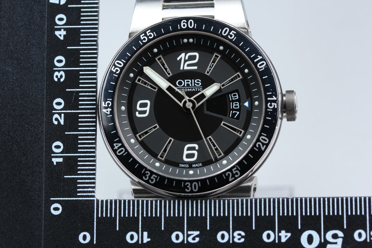 ORIS Williams F1 Team Date 7613 Automatic Black Dial Automatic Men's Watch [Box]