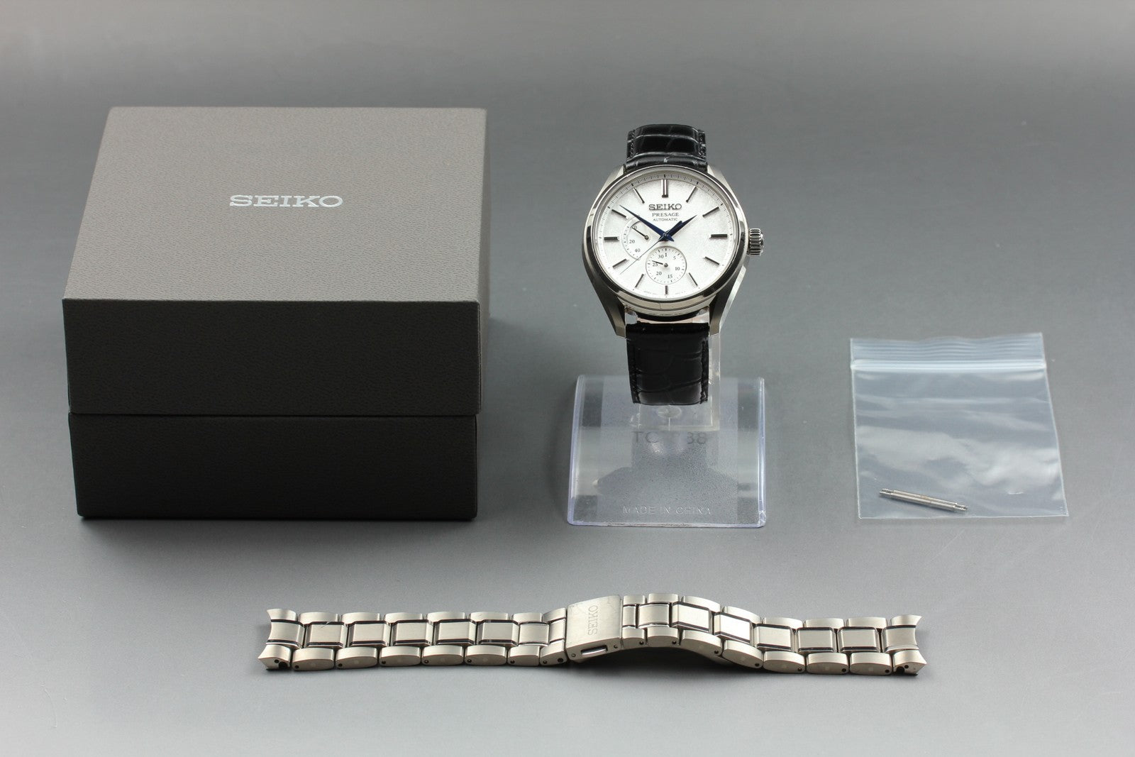 SEIKO Presage Prestige Line 6R27-00H0 SARW041 AT White Men's Watch JAPAN [Box]