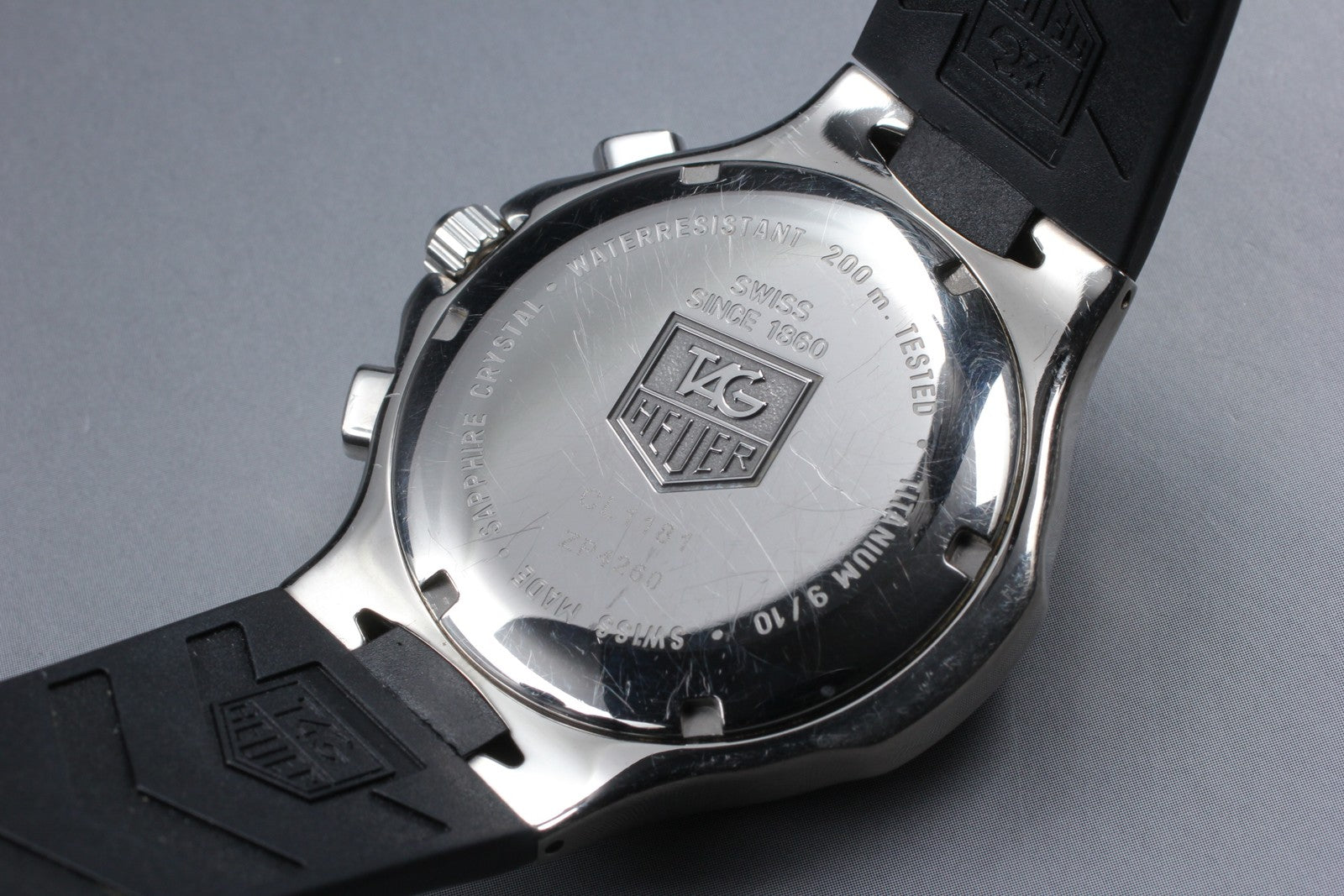 Vintage Tag Heuer Kirium Ti5 CL1181 Carbon Fiber Dial Quartz Men's Watch 39mm JP