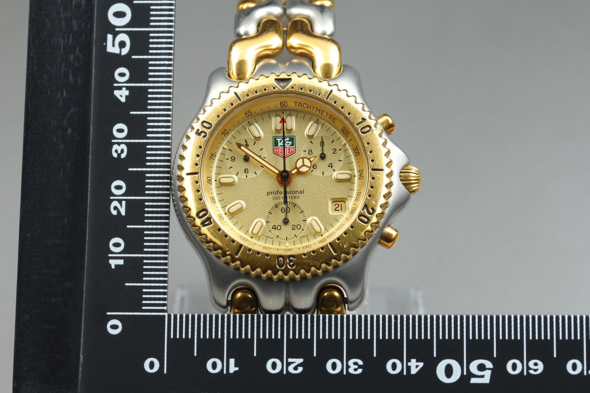 TAG HEUER S/el Professional 200 Chronograph S35.406 Quartz Men's Watch 38mm JP