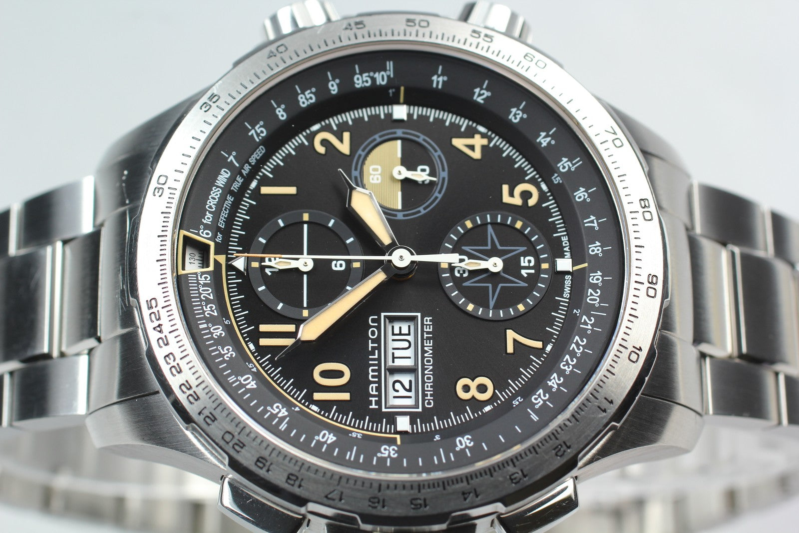 [Limited Box] Hamilton Khaki X-Wind Chronometer H777960 45mm AT Men's Watch