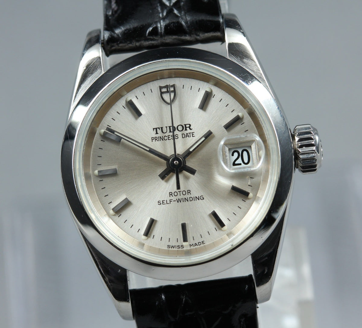 TUDOR Princess Date 92400N Cal.2671 Silver Dial Black 24mm AT Women's Watch