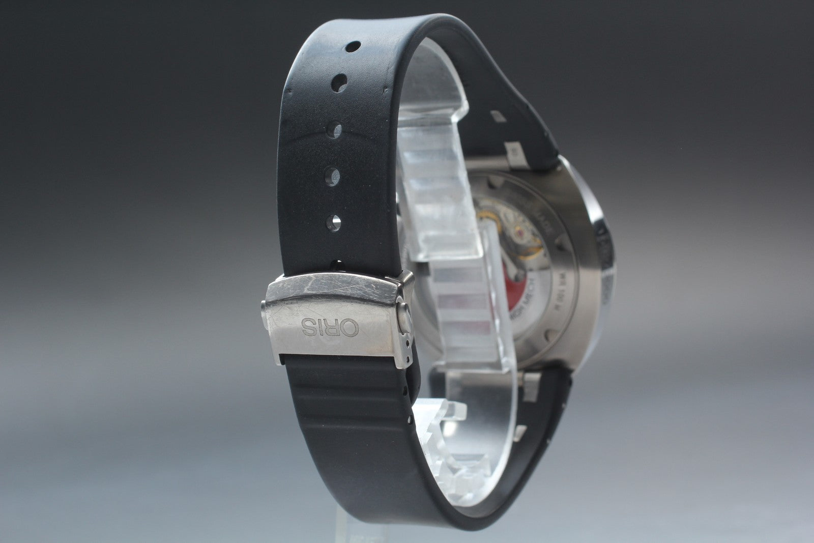 Limited [Exc+5] ORIS Williams TT3 Chronograph 7587 Black Automatic Men's Watch