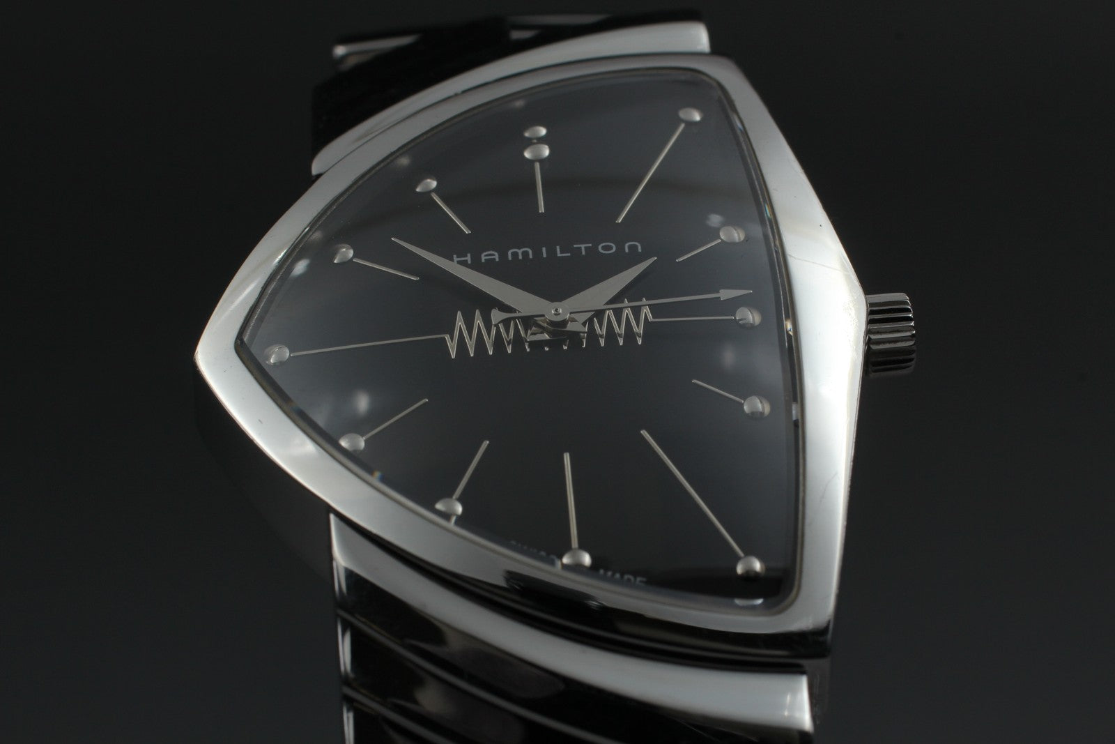 New Batt[Exc+5] Hamilton Ventura H244810 Elvis Presley 75th Limited Quartz Watch
