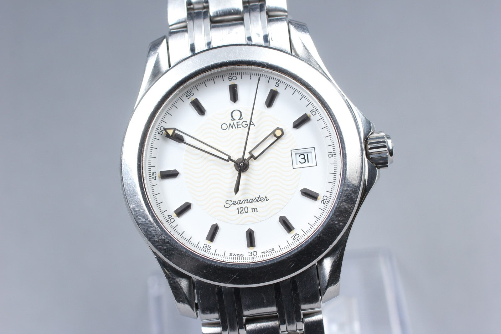 Exc+5 OMEGA Omega Seamaster 120m 2511.21 Ref.196 1501 Quartz Men's Watch 36mm JP